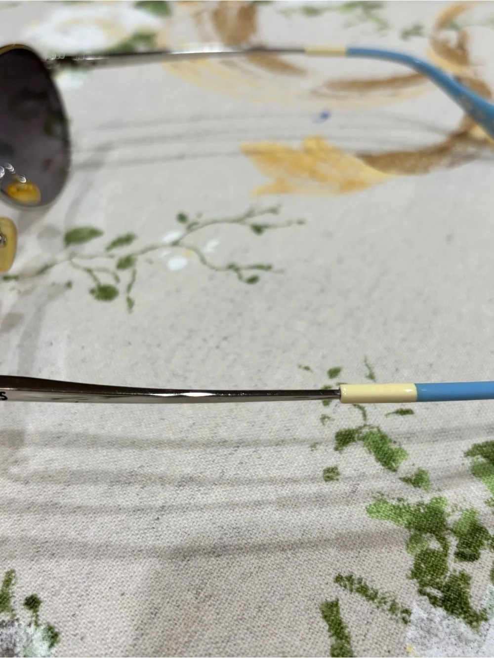 Toms Silver Frame Sunglasses with Black Gradient Lenses